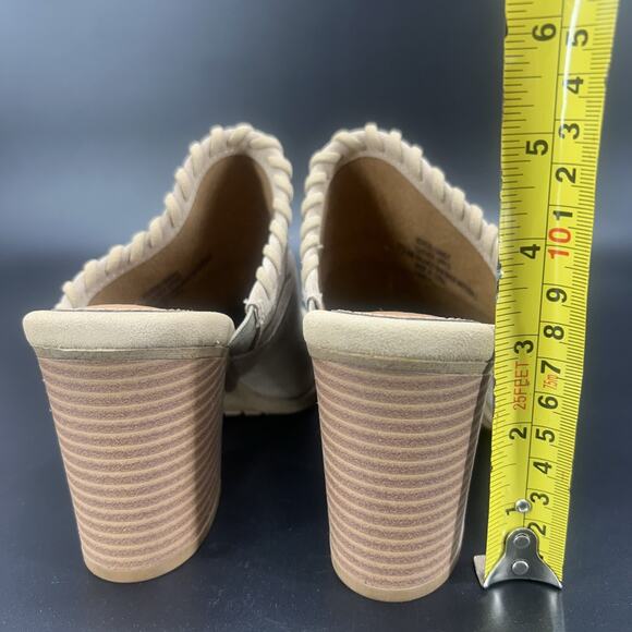 NEW Euro By Sofft Sandy Womens 7.5M Comfort Suede Clogs Mule Stack/Blocked Heel - Picture 5 of 8
